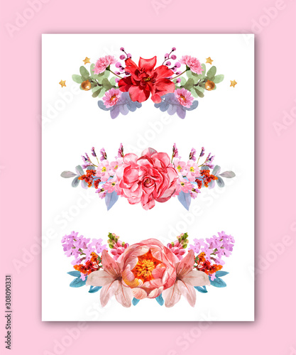 floral background with flowers