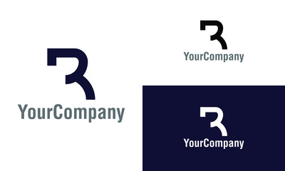 Aufkleber - Letter R logo icon design template elements. Simple minimalist template graphic illustration. Creative vector emblem, for icon or design concept.