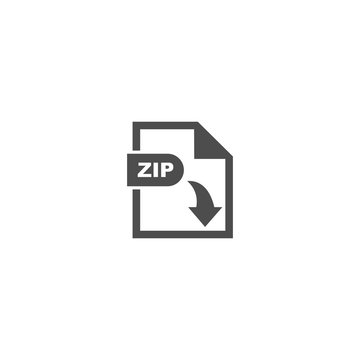 ZIP file format icon vector design symbol