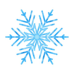 Poster - Abstract design template with polygonal snowflake for decoration design. Vector decorative background. Winter symbol. Low poly banner with snowflake on white background for decorative design.