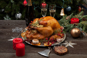 Rustic Style Christmas Turkey