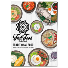 Menu Thai Food Design Template Graphic 