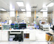 Patients in the intensive care unit ICU in the hospital. Blurred images