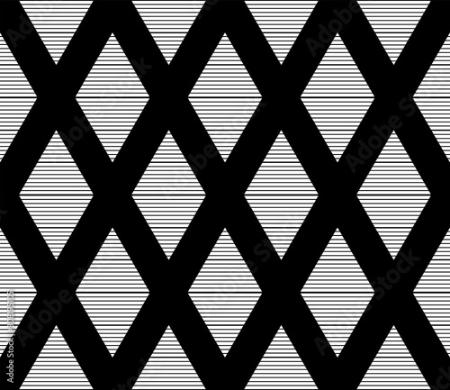 Seamless diamonds pattern. Geometric texture.