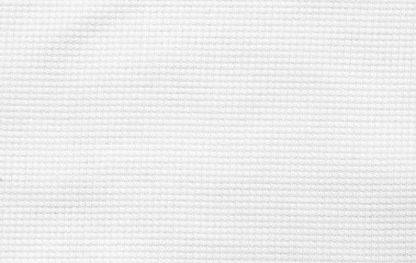 White linen fabric texture or background.