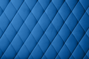 Wall Mural - Blue leather upholstery background texture