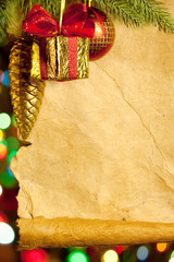 Wall Mural - gold antique frame, abstract bokeh background