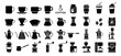 © Satoshi Kikyo - Barista and Coffee Lovers Icon Set (Flat Silhouette Version)