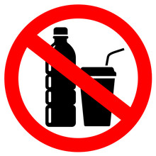 No Plastic Packaging Vector Sign