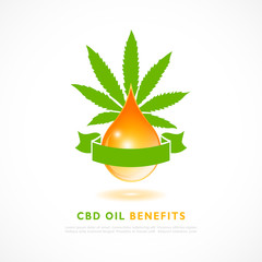 Sticker - Cbd oil poster