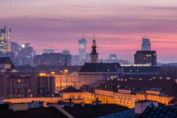 Poster - Warsaw old town