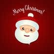 © jannoon028 - Christmas Greeting Card with Christmas Santa Claus. Vector illustration