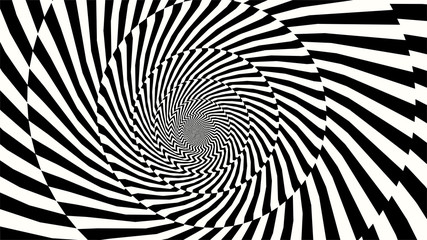 the illustrate of lines optical illusion background.