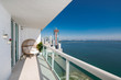 Penthouse balcony with amazing aerial view of Bay