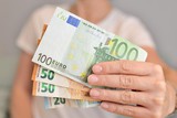 Fototapeta  - Euro banknotes.