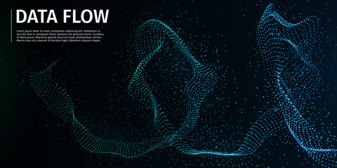 Poster - Digital technology. Abstract connection. Sci-fi user interface. Big data. Space futuristic emulation. Music background. Artificial intelligence. Blockchain and cryptocurrency. Vector