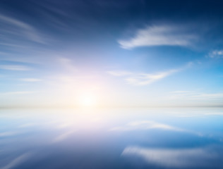Wall Mural - bolivia sky and water mirror reflections