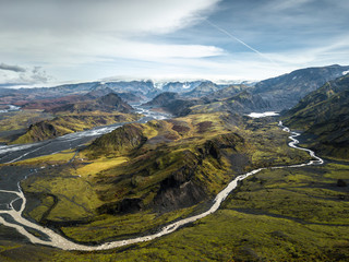 Þórsmörk Thórsmörk Mountain Ridge Iceland