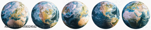 Fotomural Planet Earth continental cartography
