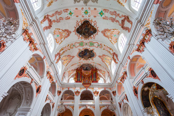 Wall Mural - Lucerne Jesuit Church in Luzern