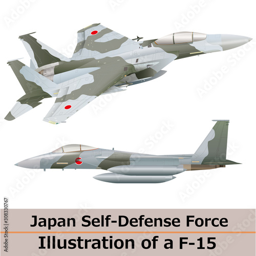F 15戦闘機のイラスト 飛行機