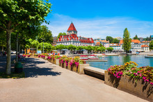 Ouchy Castle Promenade, Geneva Lake