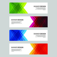 Vector Abstract design banner web template