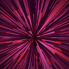 Poster - abstract circular speed background. centric motion of star trails. starburst dynamic lines or rays. 
