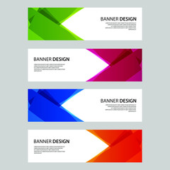 Vector Abstract design banner web template