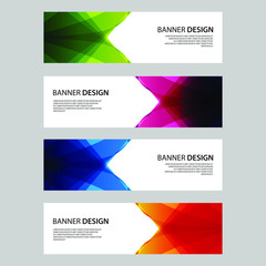 Vector Abstract design banner web template