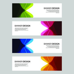 Vector Abstract design banner web template