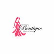 © buqancreative - Luxury Dress Boutique Logo Template Illustration Design Vector