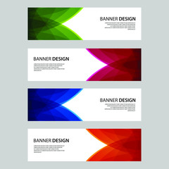 Vector Abstract design banner web template