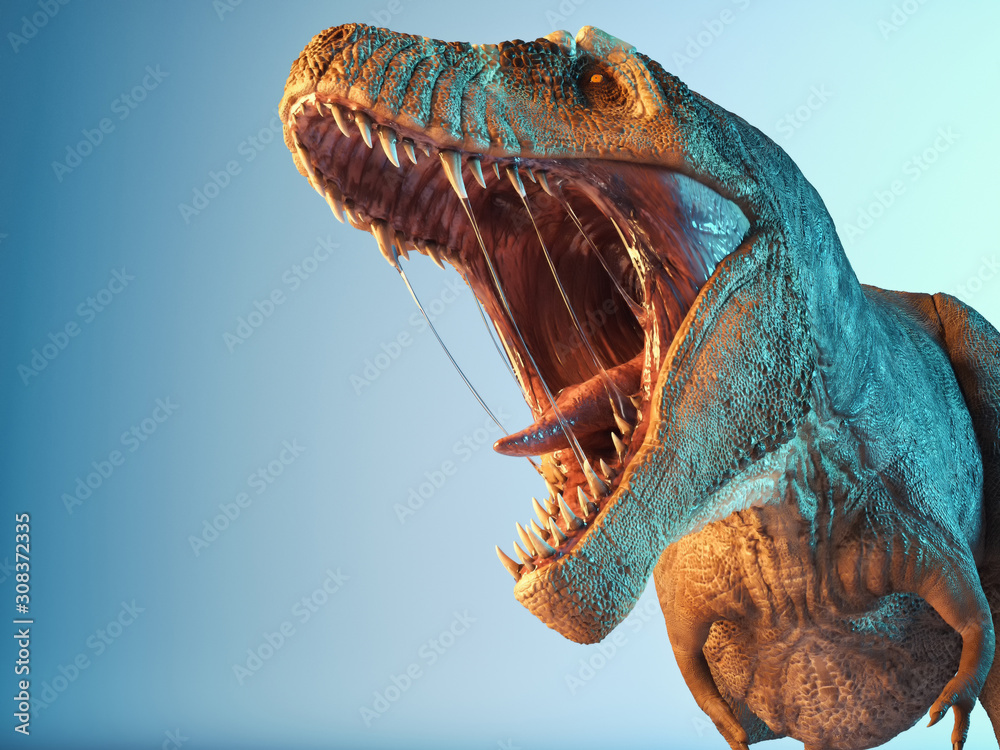 T rex roar - obrazy, fototapety, plakaty 