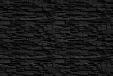 Black Or Gray Texture With Brick Wall For Background Website Or Brickwork For Design