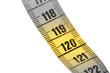 © michaklootwijk - Close-up of a yellow measuring tape isolated on white - 120