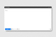 © The_Believer  - Blank window of Email, template vector illustration. Email message window. Modern flat style.