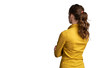 © spaxiax - Back view of a confident bysinesswoman is looking away