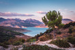 Lake Iznajar in Andalucia, Southern Spain