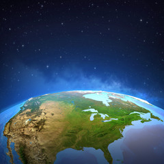 Wall Mural - surface of the earth from space