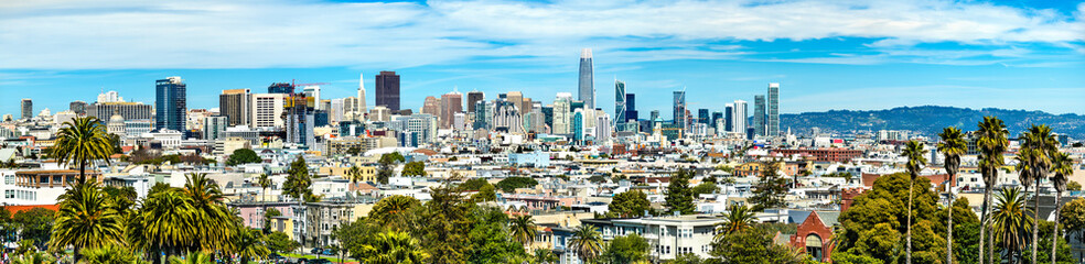 Sticker - Panorama of San Francisco, California