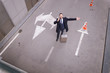 © Viacheslav Yakobchuk - Positive delighted man standing near his luggage