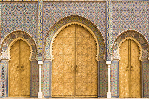 Fotomural General view of the city of Fes, Morocco, North Africa