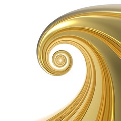 abstract golden spiral background