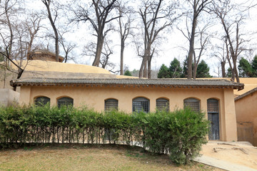 Wall Mural - Adobe houses in Yan'an, Shaanxi Province, China