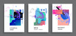 © mechkalo - Artistic covers design. Creative colors backgrounds. Trendy futuristic design