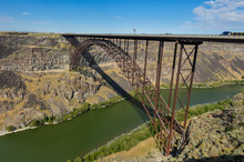 Bridge Crossing Snake River At Twin Falls, Idaho