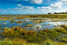 Morston Salt Marshes Seen From The Blakeney To Morston Coastal Path, Norfolk