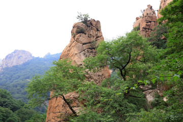 Canvas Print - Giant Rocks in Mountainous Areas, China