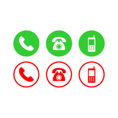 Poster - telephone, call phone icon vector design symbol